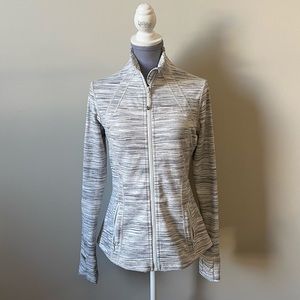 Lululemon wee are from space white/grey Define zip up Jacket